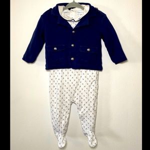 Ralph Lauren Baby Boy 3 Piece Sailor Outfit